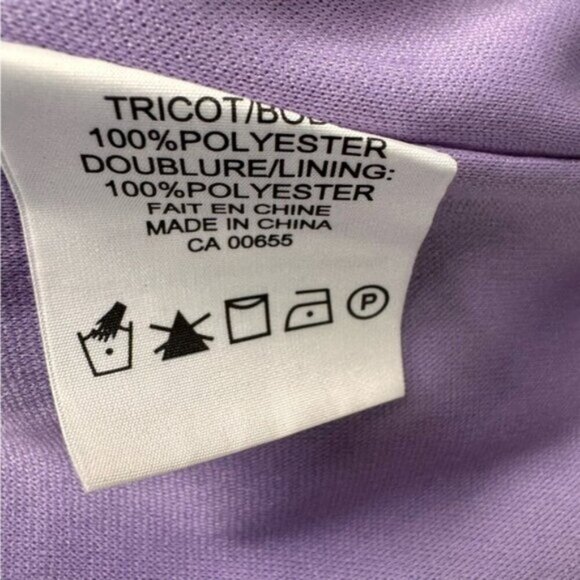 Addition Elle Michel Studio Purple Flutter Sleeves Mini Dress Size 20 Feminine - Picture 13 of 14